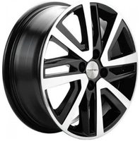 Khomen KHW1609 Black-FP 4*100 6xR16 ET41 DIA60.1
