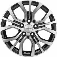 Khomen KHW1608 Black-FP 5*110 6.5xR16 ET46 DIA63.3
